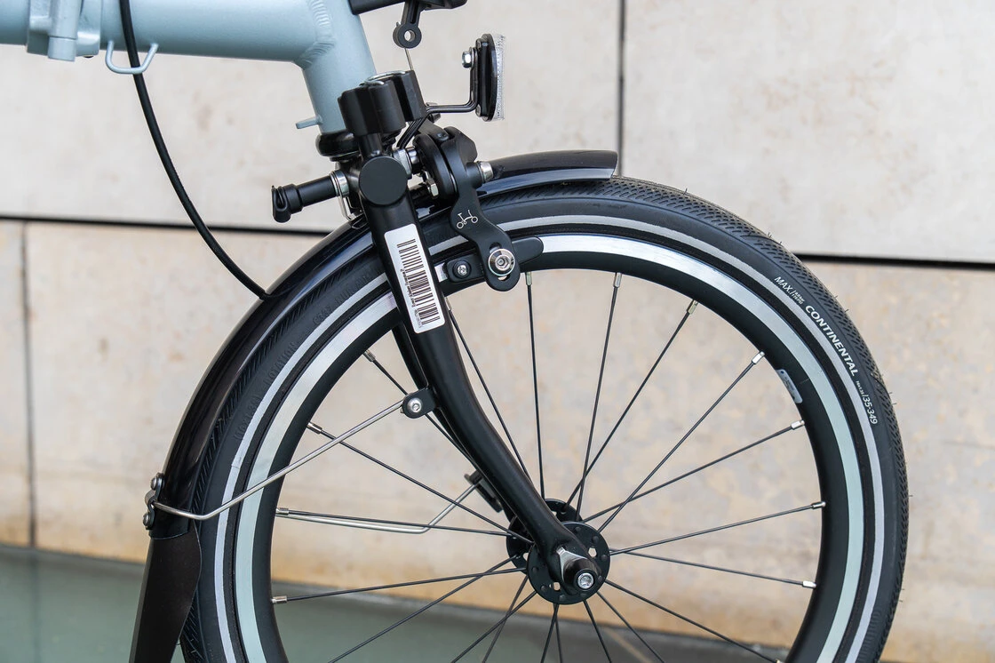 Rower składany Brompton P-Line 4s  Lunar Ice