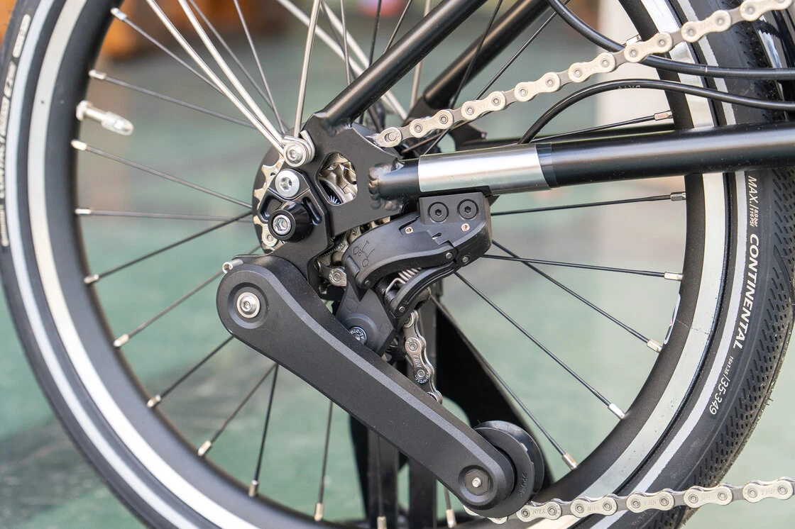 Rower składany Brompton P-Line 4s  Lunar Ice