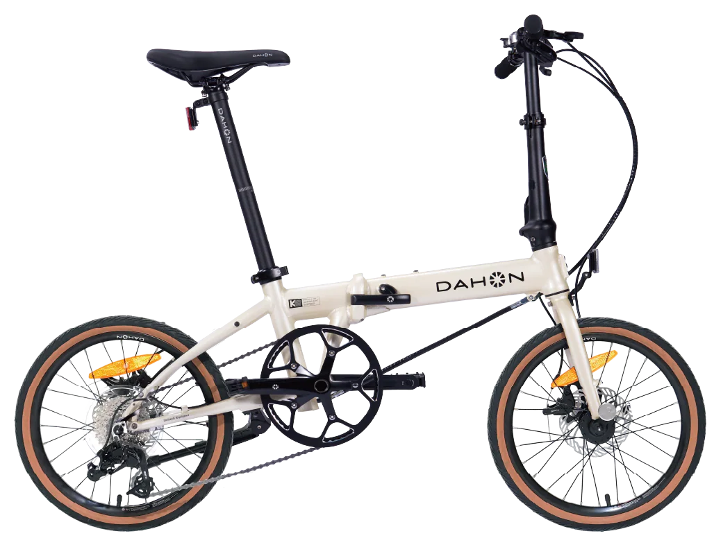 Rower składany Dahon K9 (hamulce tarczowe) 16" Kremowy