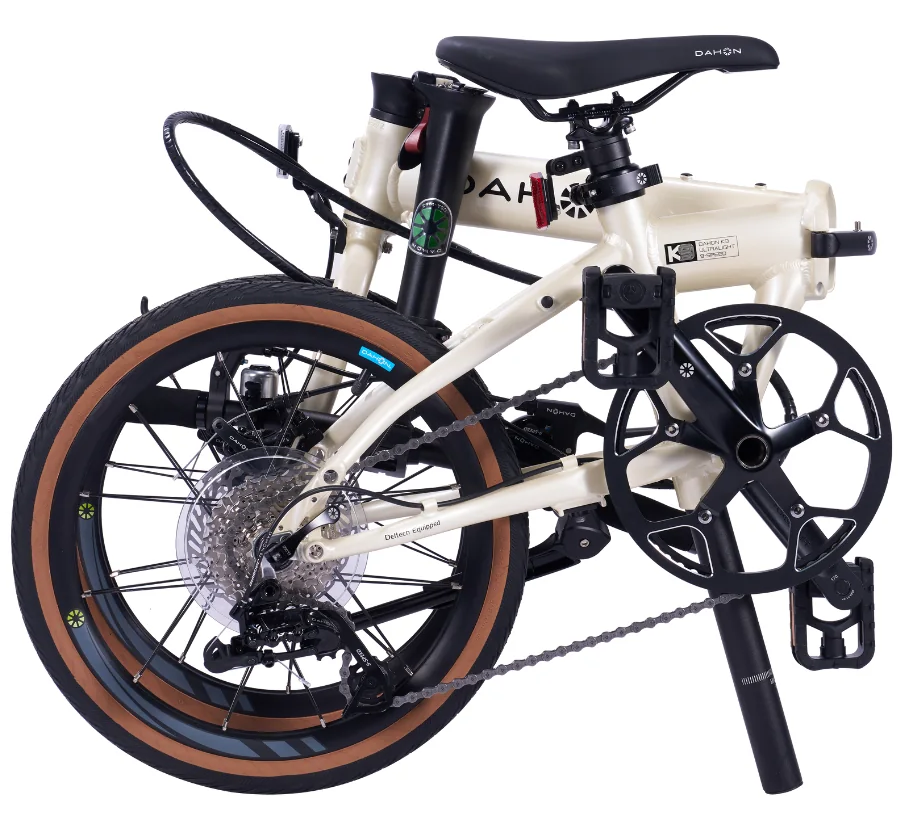 Rower składany Dahon K9 (hamulce tarczowe) 16" Kremowy