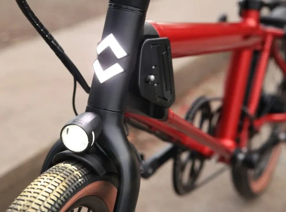 Rower składany elektryczny Ahooga E-MAX Derailleur 8 Bumblebee