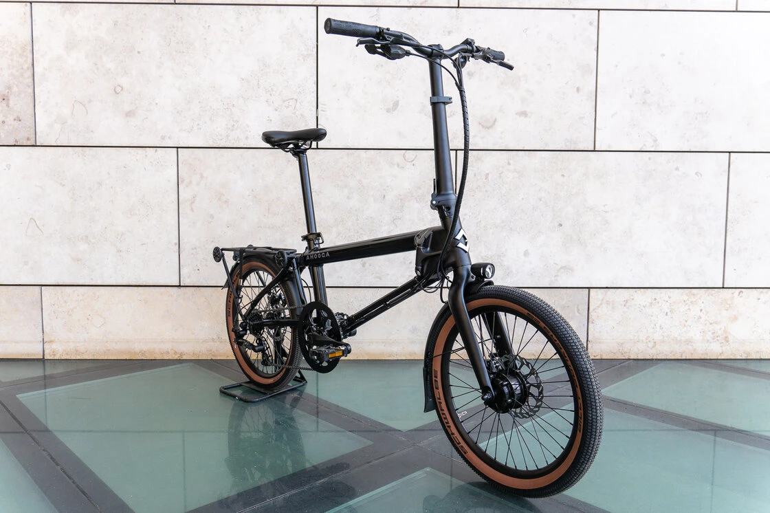 Rower składany elektryczny Ahooga E-MAX Derailleur 8 Cosmic black