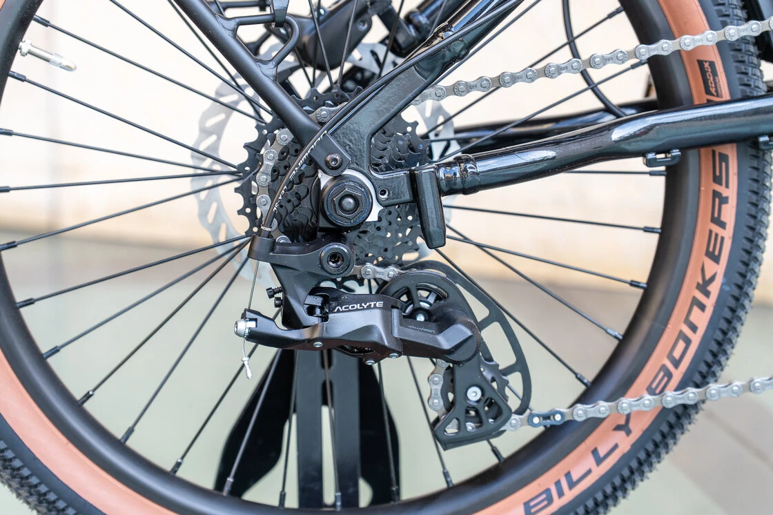 Rower składany elektryczny Ahooga E-MAX Derailleur 8 Cosmic black