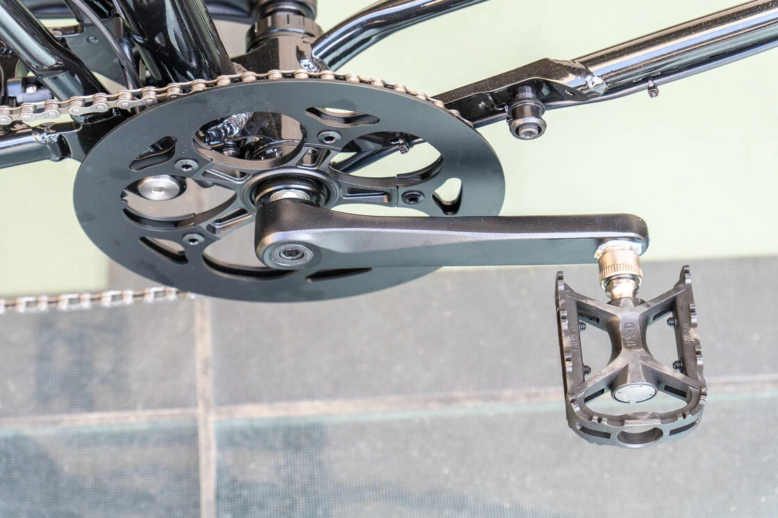 Rower składany elektryczny Ahooga E-MAX Derailleur 8 Cosmic black
