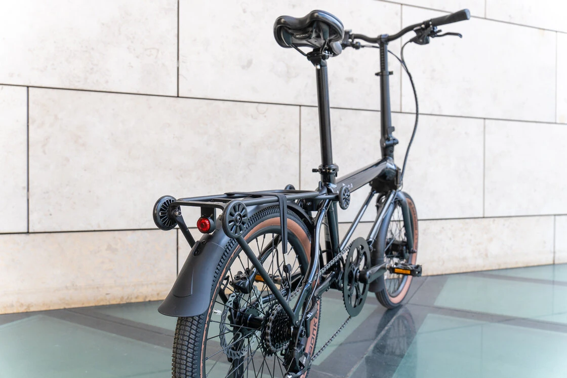 Rower składany elektryczny Ahooga E-MAX Derailleur 8 Cosmic black