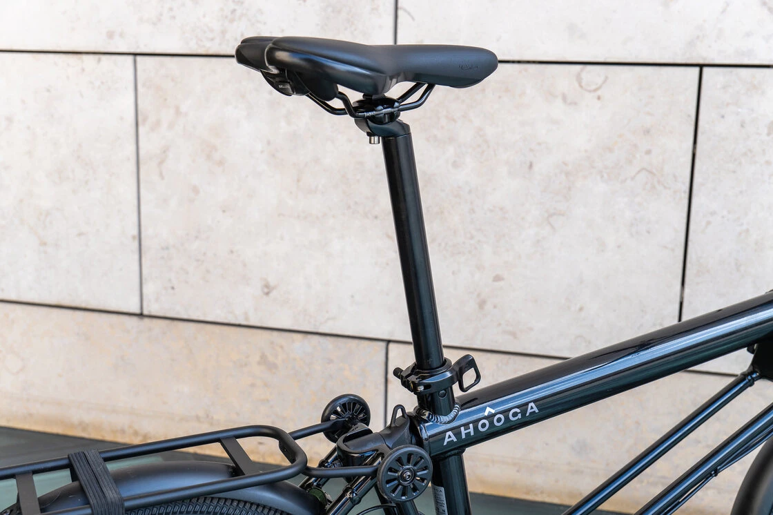 Rower składany elektryczny Ahooga E-MAX Derailleur 8 Cosmic black