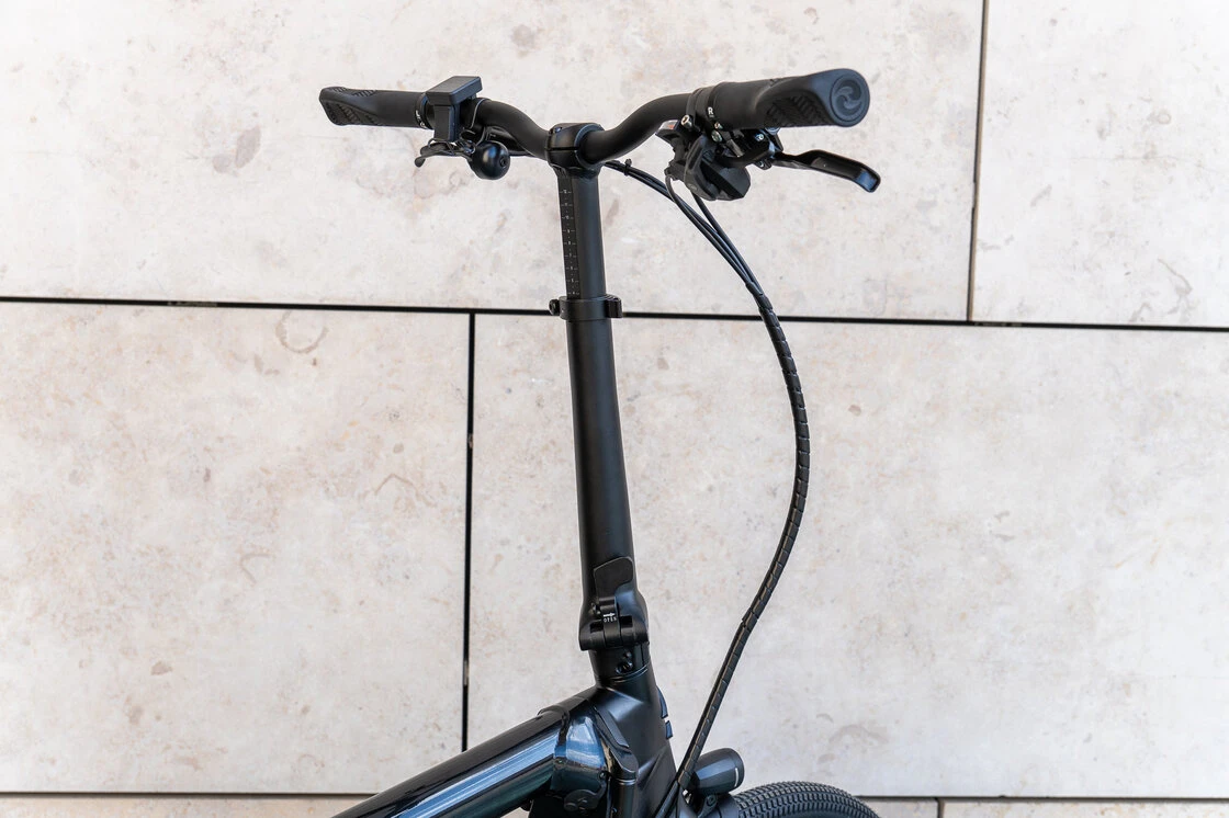 Rower składany elektryczny Ahooga E-MAX Derailleur 8 Cosmic black