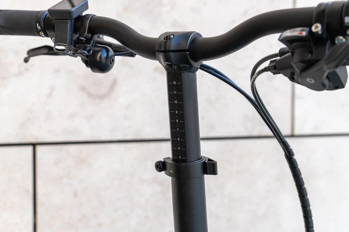 Rower składany elektryczny Ahooga E-MAX Derailleur 8 Cosmic black