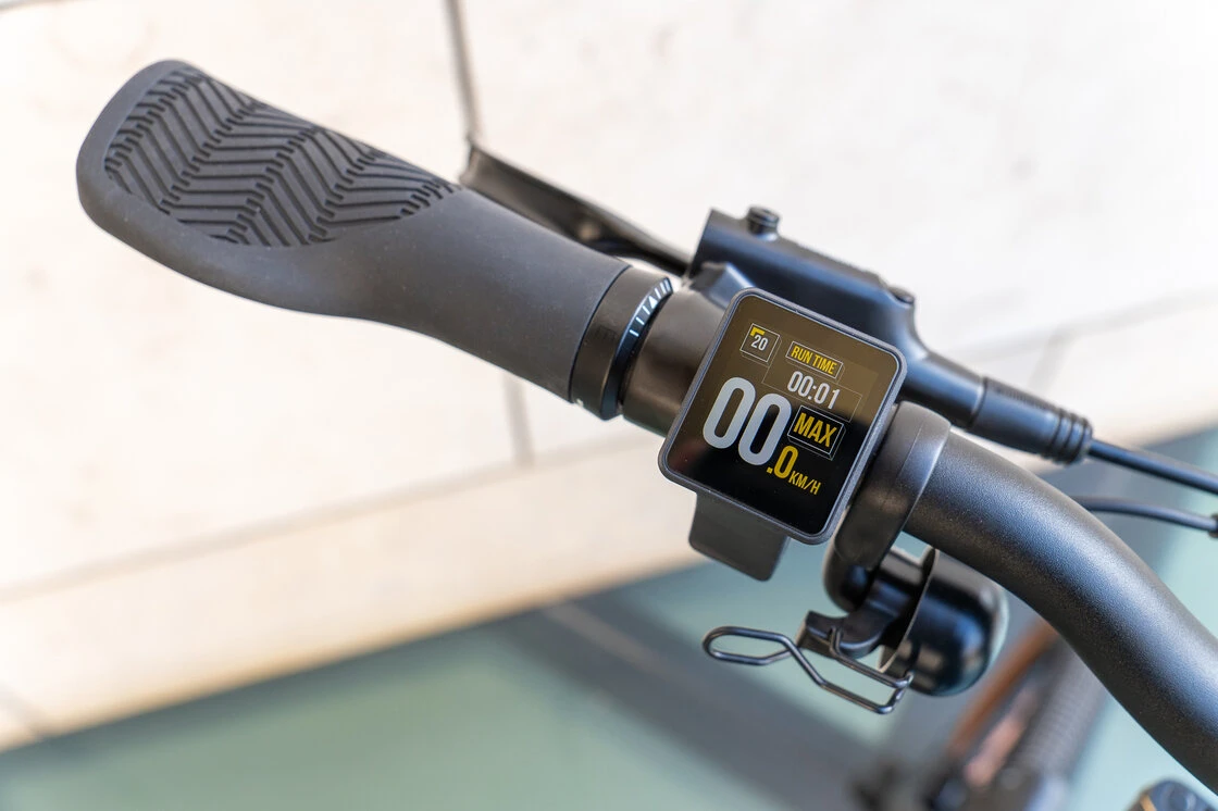 Rower składany elektryczny Ahooga E-MAX Derailleur 8 Cosmic black