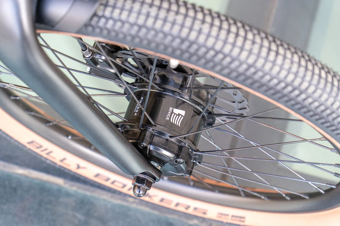 Rower składany elektryczny Ahooga E-MAX Derailleur 8 Cosmic black