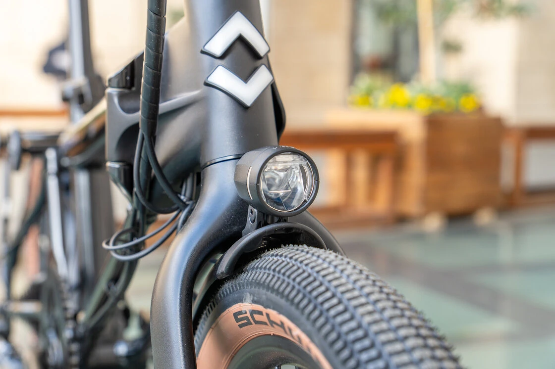 Rower składany elektryczny Ahooga E-MAX Derailleur 8 Cosmic black