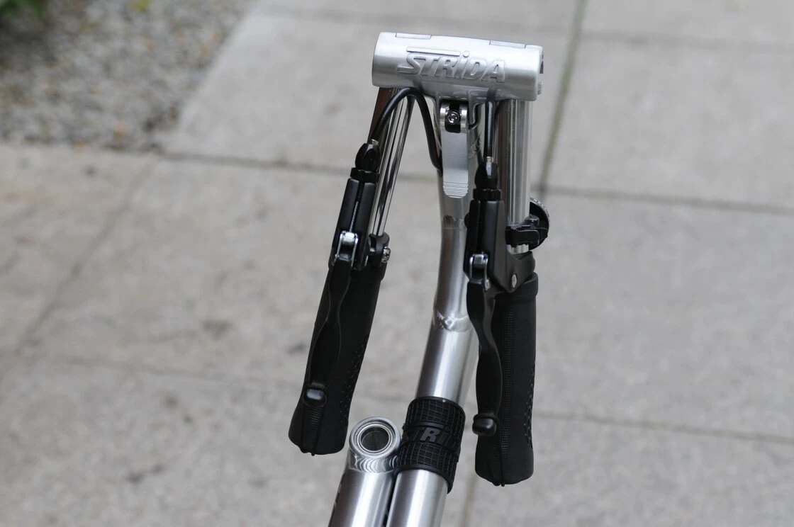 Rower składany STRIDA 5 QR+ 16" na pasku zebatym czerwony