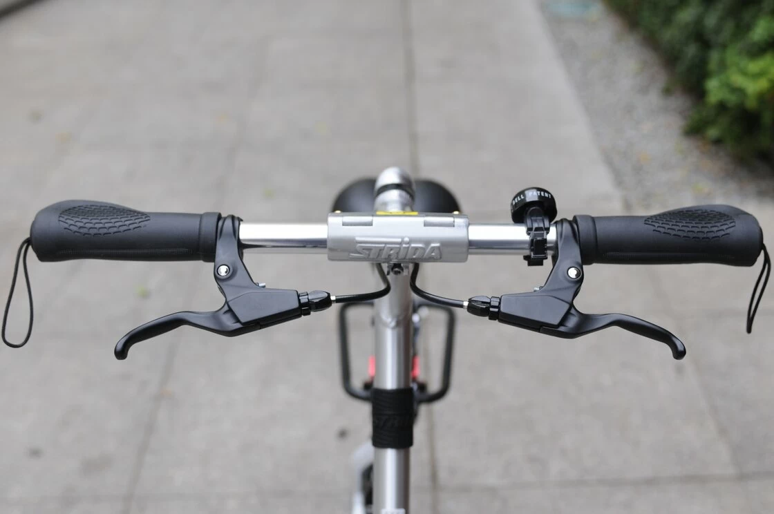 Rower składany STRIDA 5 QR+ 16" na pasku zebatym czerwony