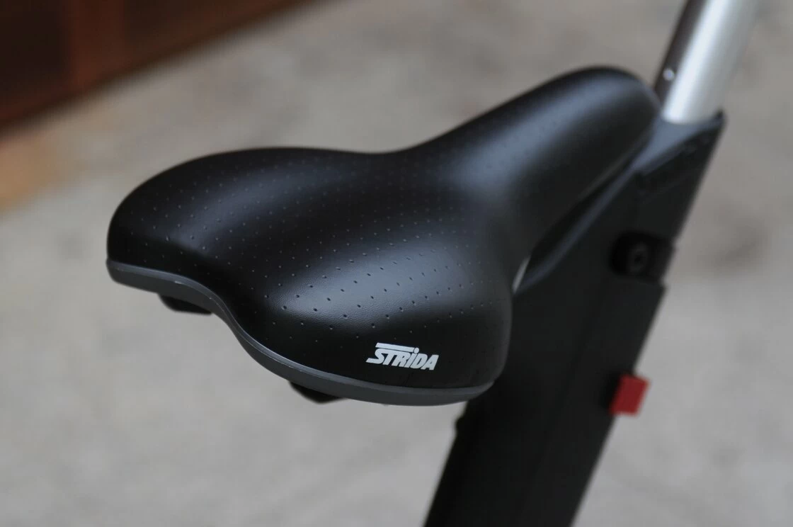 Rower składany STRIDA 5 QR+ 16" na pasku zebatym czerwony