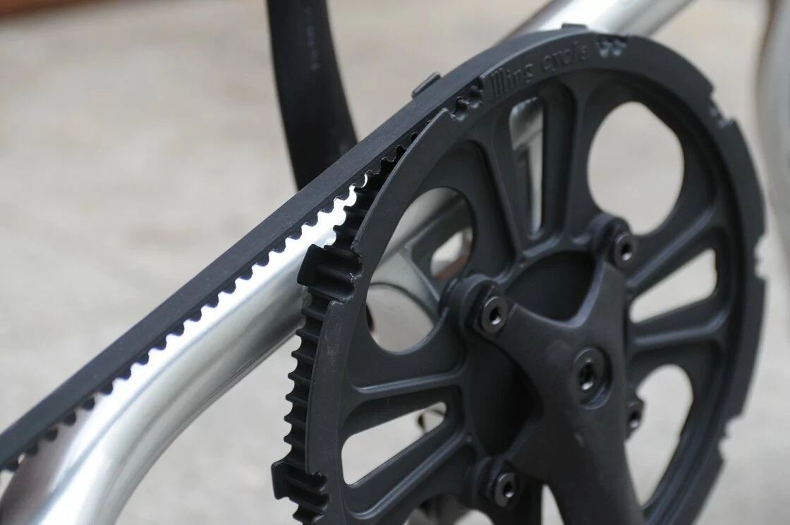 Rower składany STRIDA 5 QR+ 16" na pasku zebatym czerwony