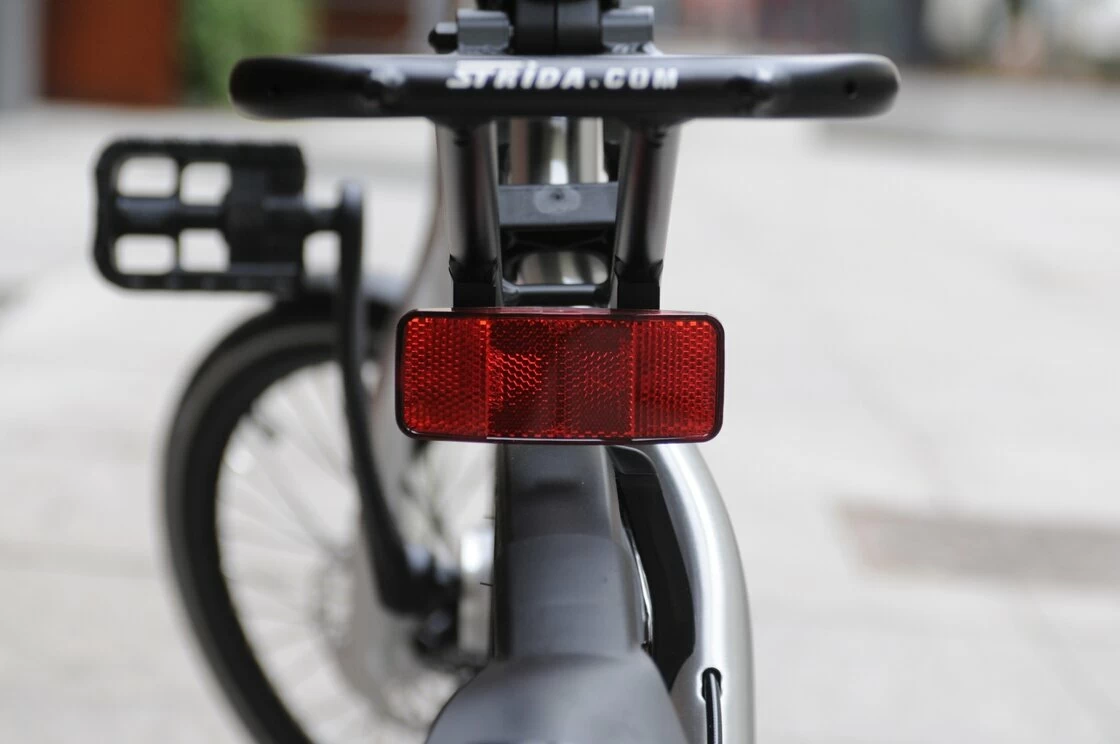 Rower składany STRIDA 5 QR+ 16" na pasku zebatym czerwony