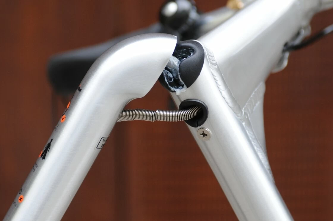 Rower składany STRIDA 5 QR+ 16" na pasku zebatym czerwony