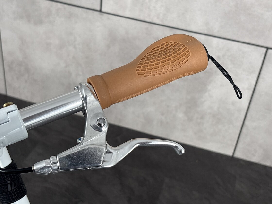 Rower składany STRIDA 5 QR+ 16" na pasku zebatym biały