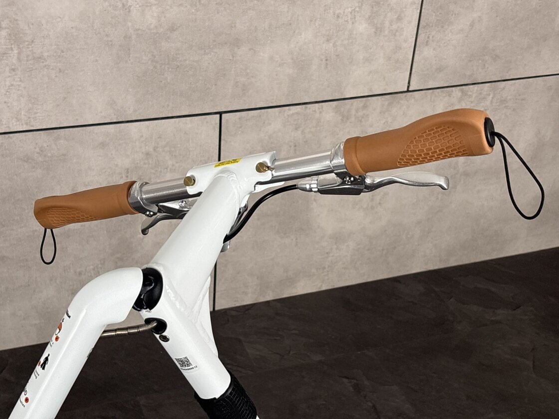 Rower składany STRIDA 5 QR+ 16" na pasku zebatym biały