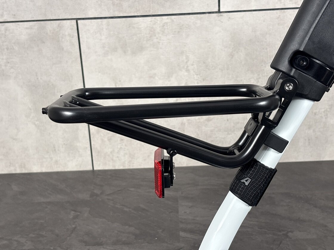 Rower składany STRIDA 5 QR+ 16" na pasku zebatym biały