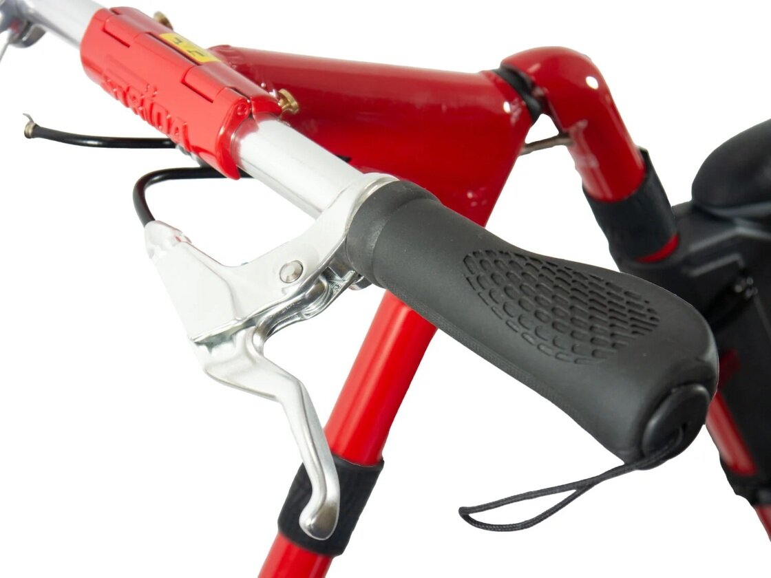 Rower składany STRIDA 5 QR+ 16" na pasku zebatym czerwony