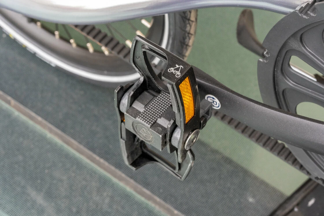 Rower składany STRIDA EVO 18" 3s OUTLET Srebrny Szczotkowany