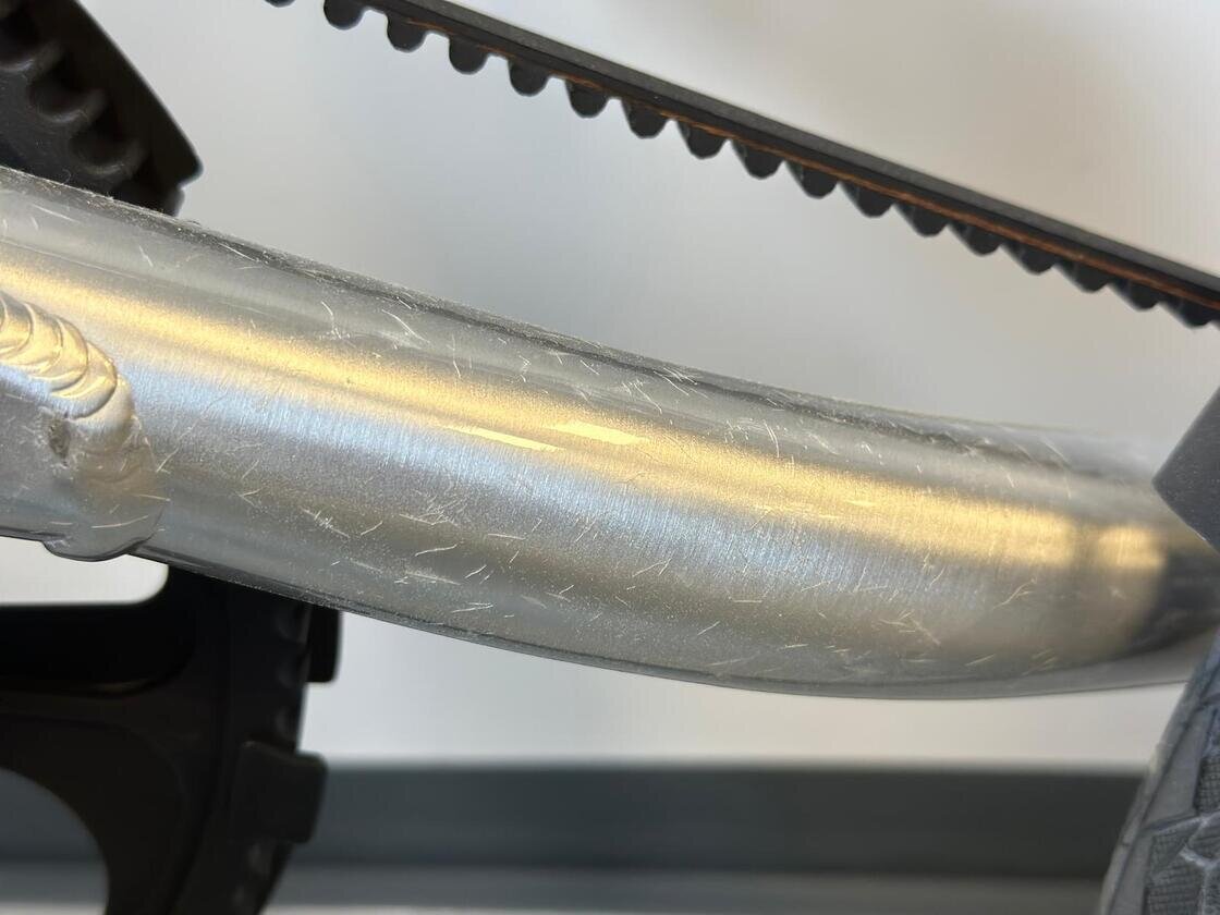 Rower składany STRIDA EVO 18" 3s OUTLET Srebrny Szczotkowany