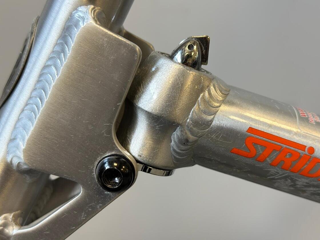 Rower składany STRIDA EVO 18" 3s OUTLET Srebrny Szczotkowany