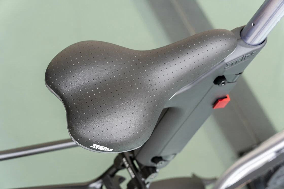 Rower składany STRIDA EVO 18" 3s Srebrny Połysk