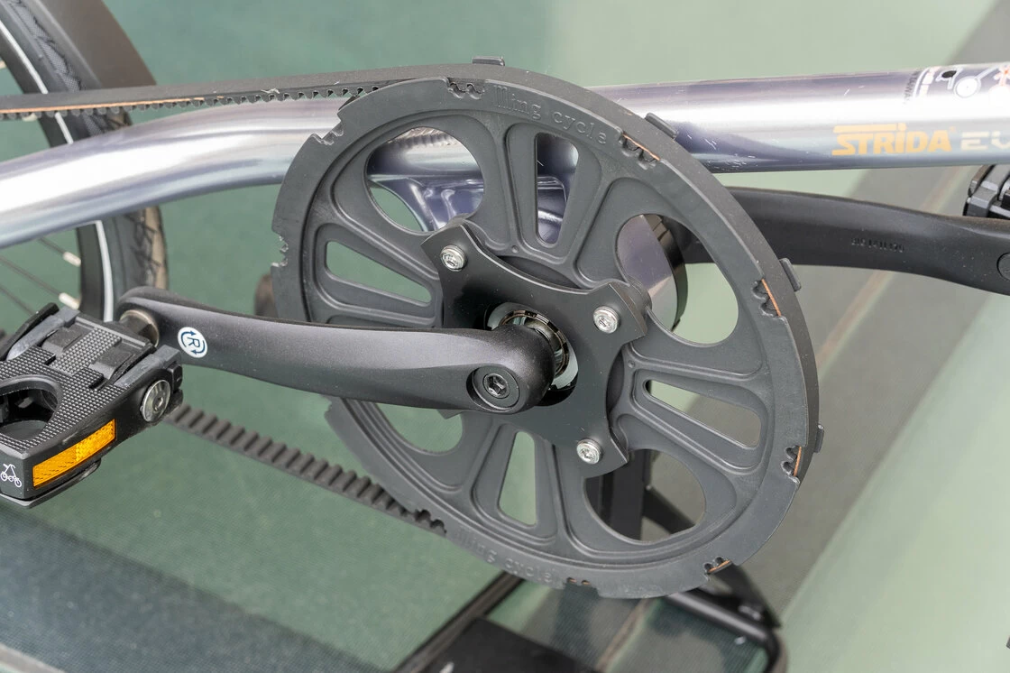 Rower składany STRIDA EVO 18" 3s Srebrny Połysk