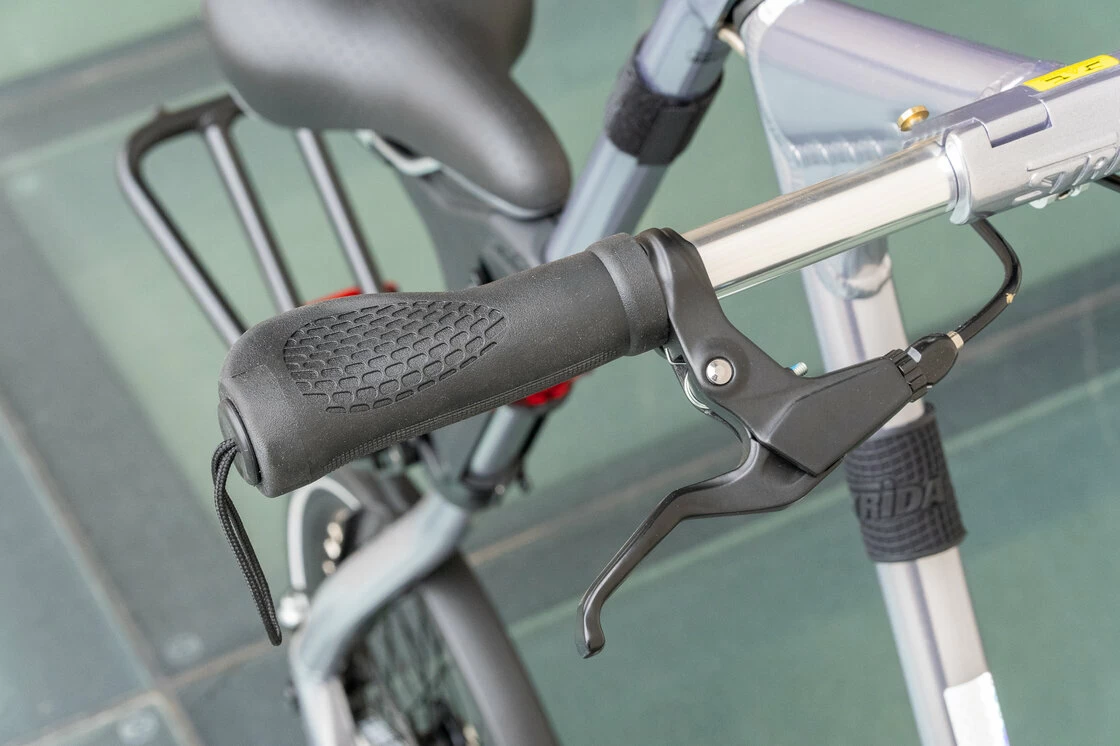 Rower składany STRIDA EVO 18" 3s Srebrny Połysk