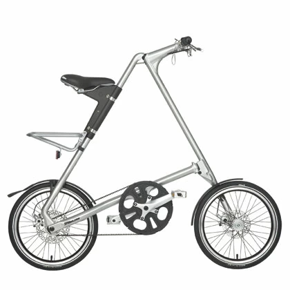 Rower składany STRIDA EVO 18" 3s Srebrny Połysk