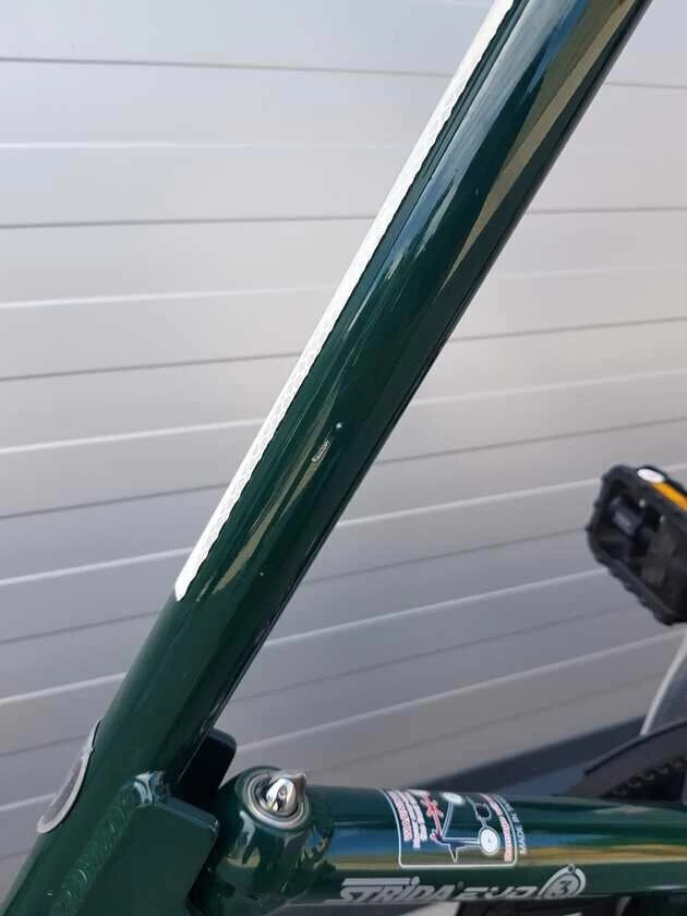 Rower składany STRIDA EVO 18" OUTLET Butelkowa zieleń