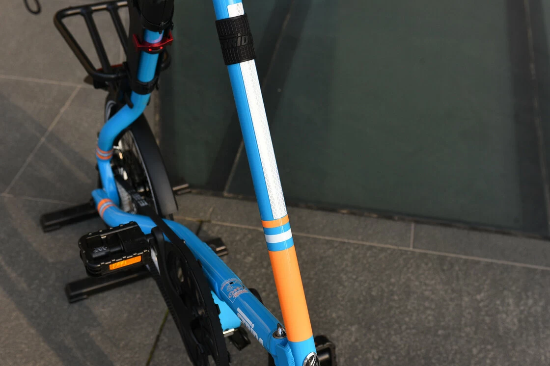 Rower składany STRIDA SX - OUTLET niebieski