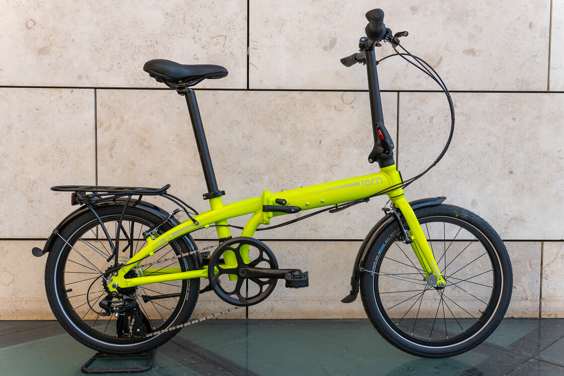 Rower składany TERN Link C8 Neonowy żółty