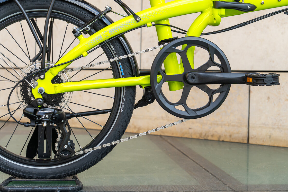 Rower składany TERN Link C8 Neonowy żółty