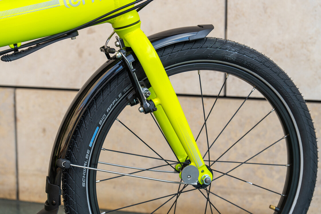 Rower składany TERN Link C8 Neonowy żółty