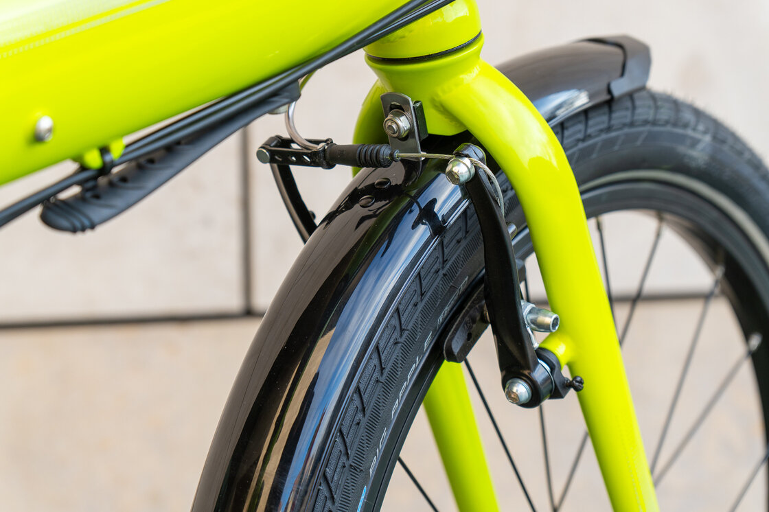 Rower składany TERN Link C8 Neonowy żółty