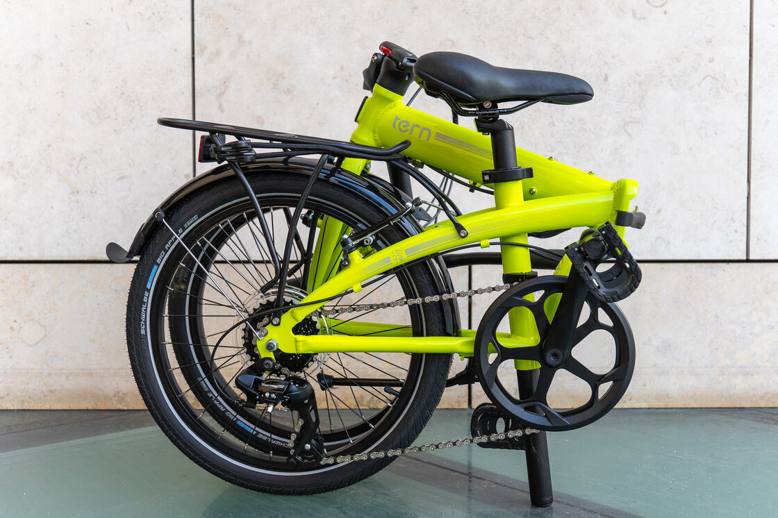 Rower składany TERN Link C8 Neonowy żółty