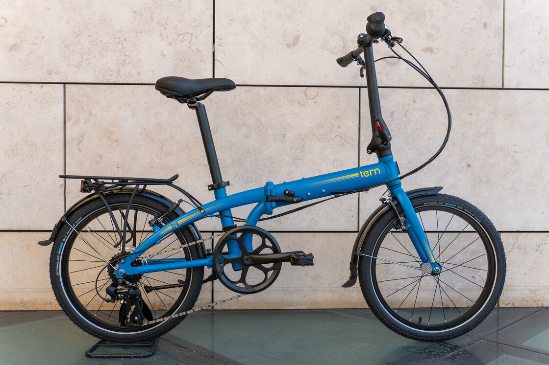 Rower składany TERN Link C8 Niebieski