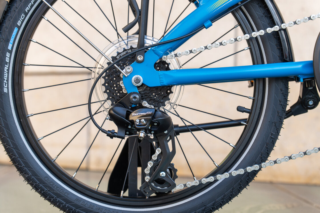 Rower składany TERN Link C8 Niebieski