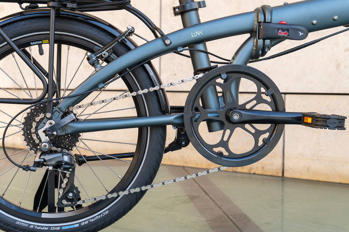 Rower składany TERN Link D8 Ciemnoszary