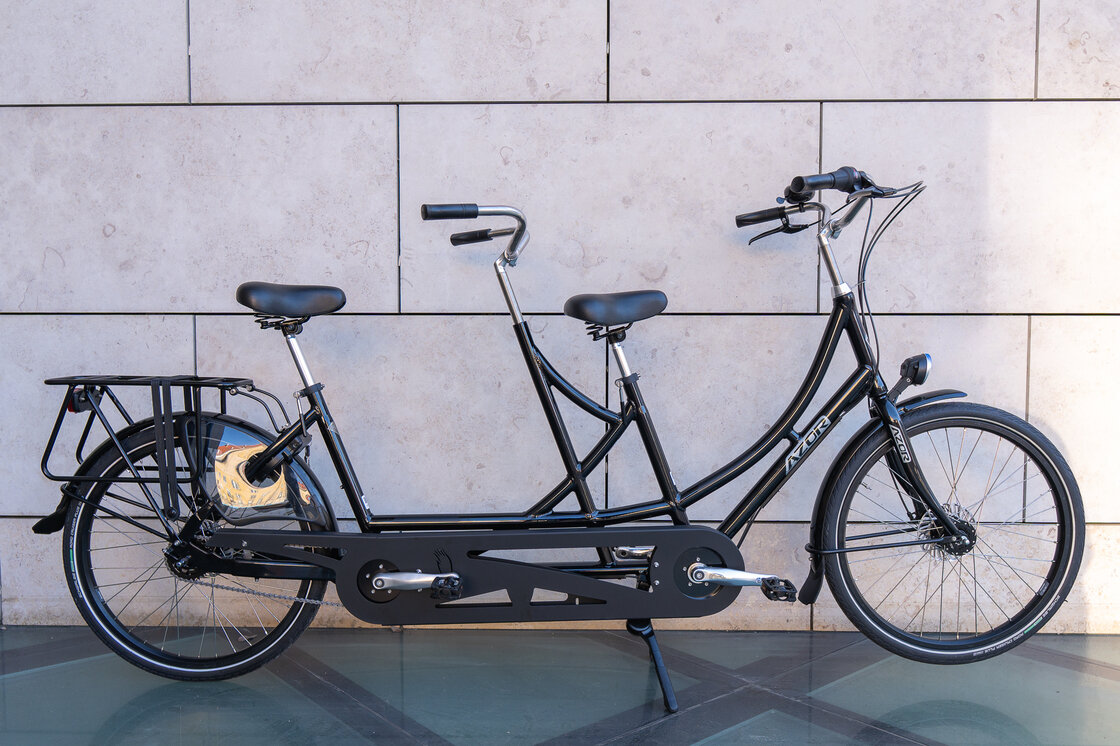 Rower tandem AZOR Special 26" wolnobieg Metallic Black