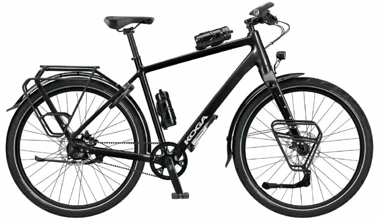 Rower turystyczny na pasku KOGA WorldTraveller Rohloff Męski Graphite Black Shiny 54