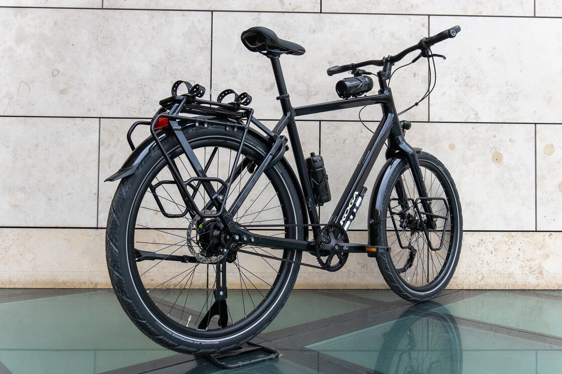 Rower turystyczny na pasku KOGA WorldTraveller Rohloff Męski Graphite Black Shiny 58