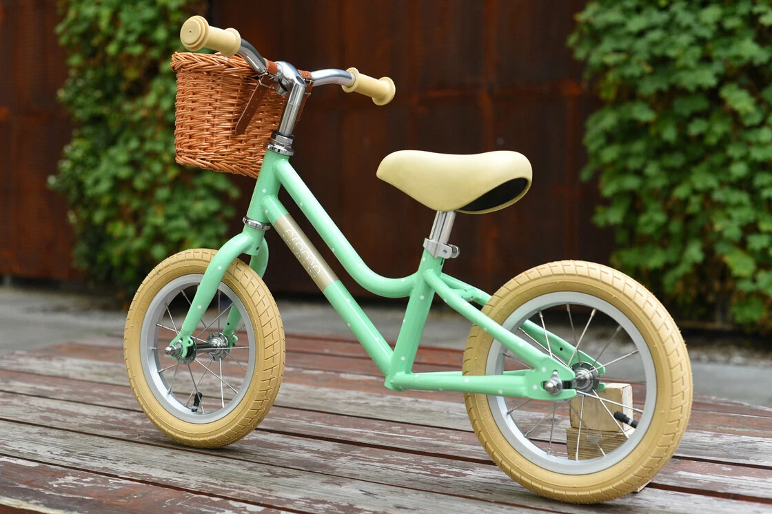 Rowerek biegowy Creme MIA PISTACHIO POLKA