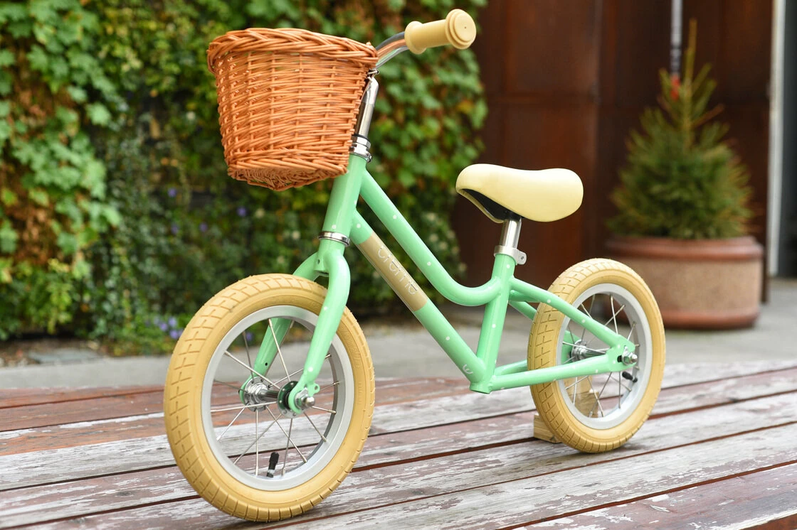 Rowerek biegowy Creme MIA PISTACHIO POLKA