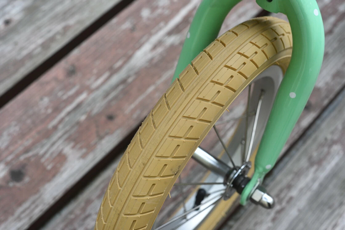 Rowerek biegowy Creme MIA PISTACHIO POLKA