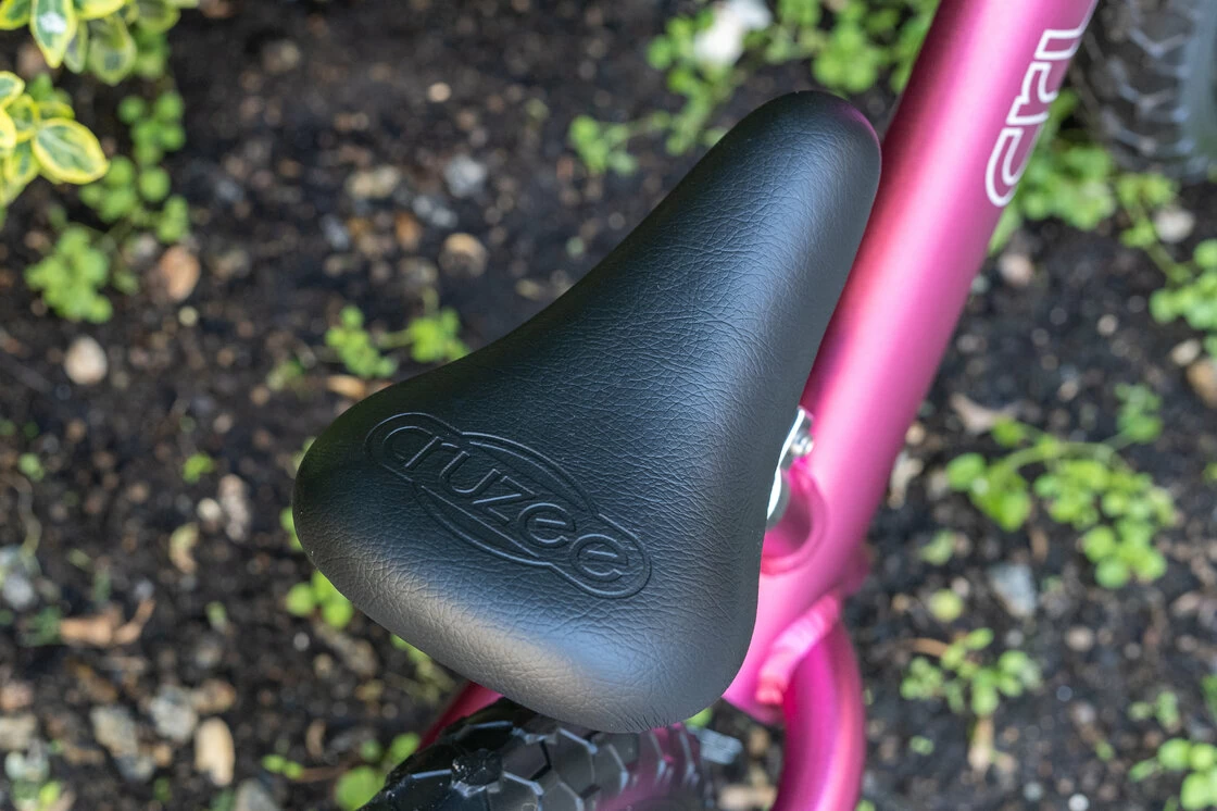 Rowerek biegowy CRUZEE 12" Czarne Koła lekki Różowy 