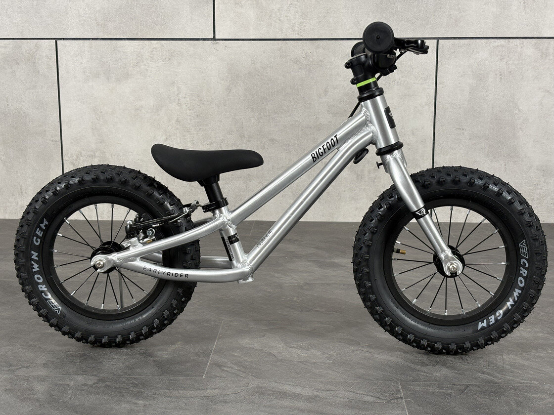 Rowerek biegowy Early Rider Big Foot 12"   Brushed Aluminium